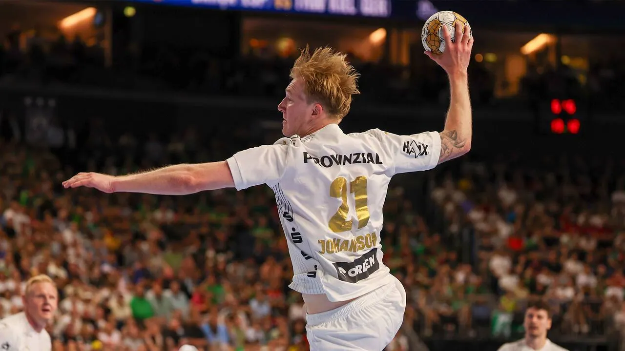 THW Kiel – Flensburg-Handewitt, bild från Viaplay