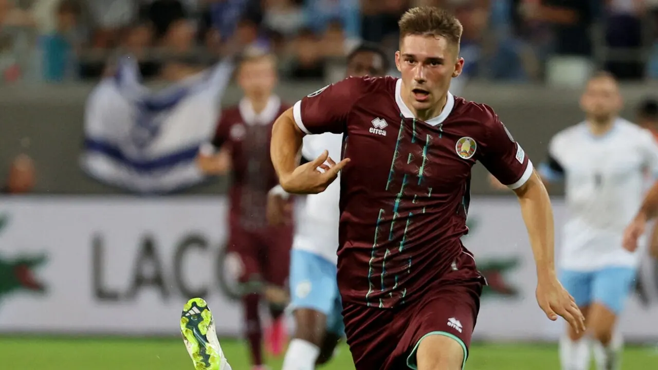 Belarus – San Marino, bild från Viaplay