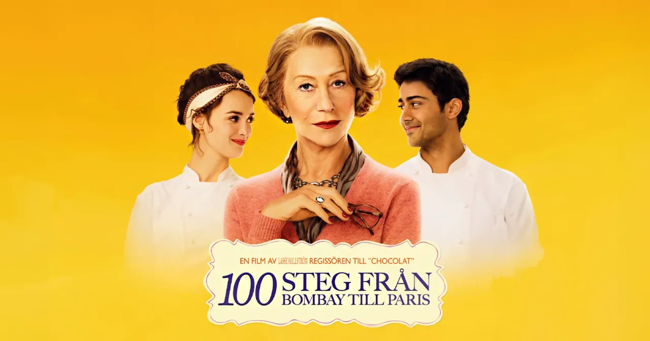 100 steg från Bombay till Paris, bild från TV4 Play