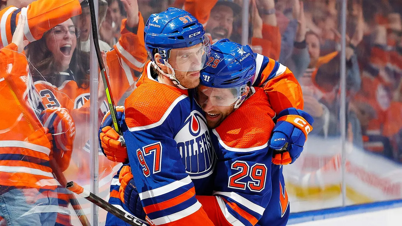 Edmonton – Calgary, bild från Viaplay