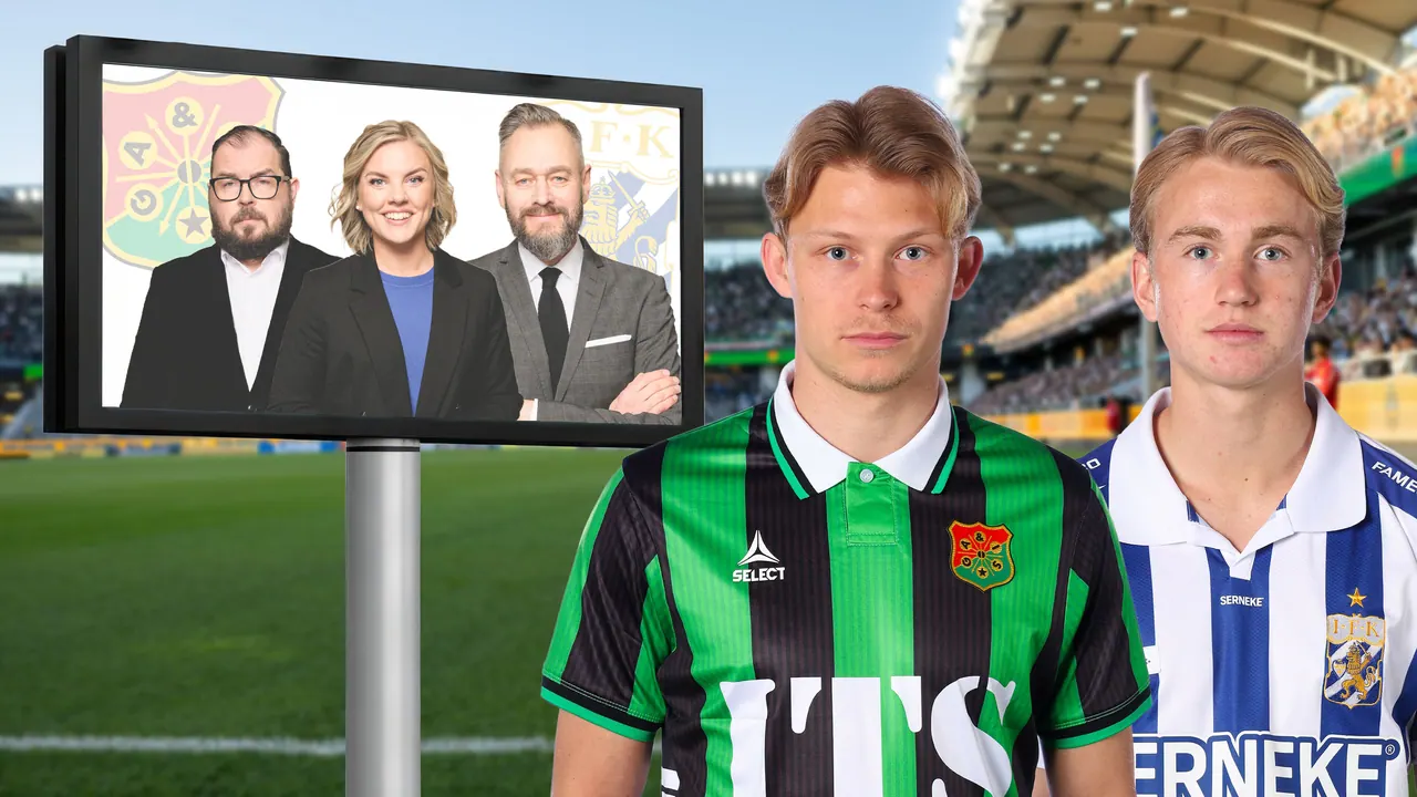 GAIS – Göteborg, bild från TV4 Play+