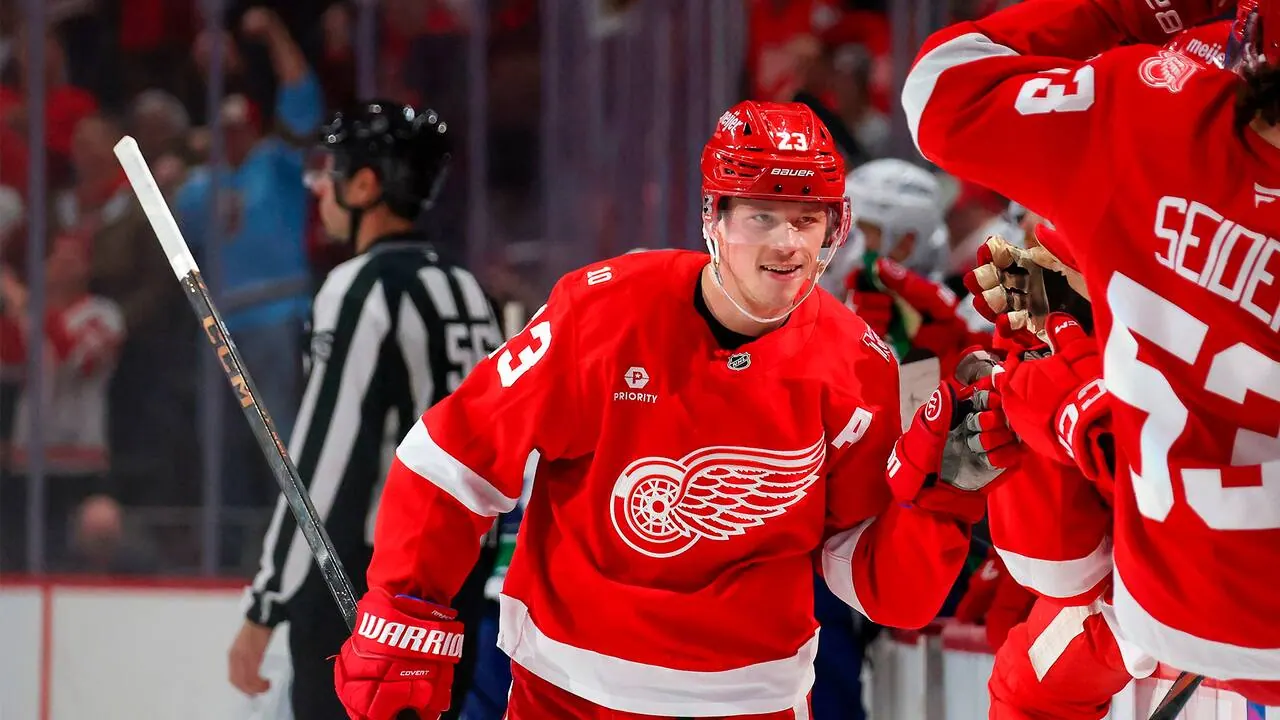 Detroit – NY Rangers, bild från Viaplay