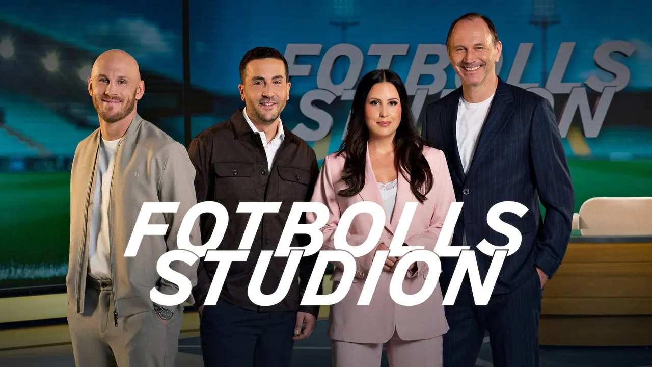 Fotbollsstudion, bild från SVT Play