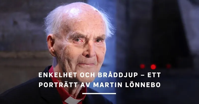 Enkelhet och bråddjup – ett porträtt av Martin Lönnebo, bild från SVT Play