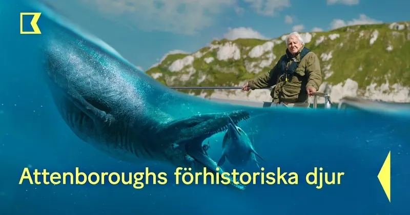 Attenboroughs förhistoriska djur, bild från SVT Play