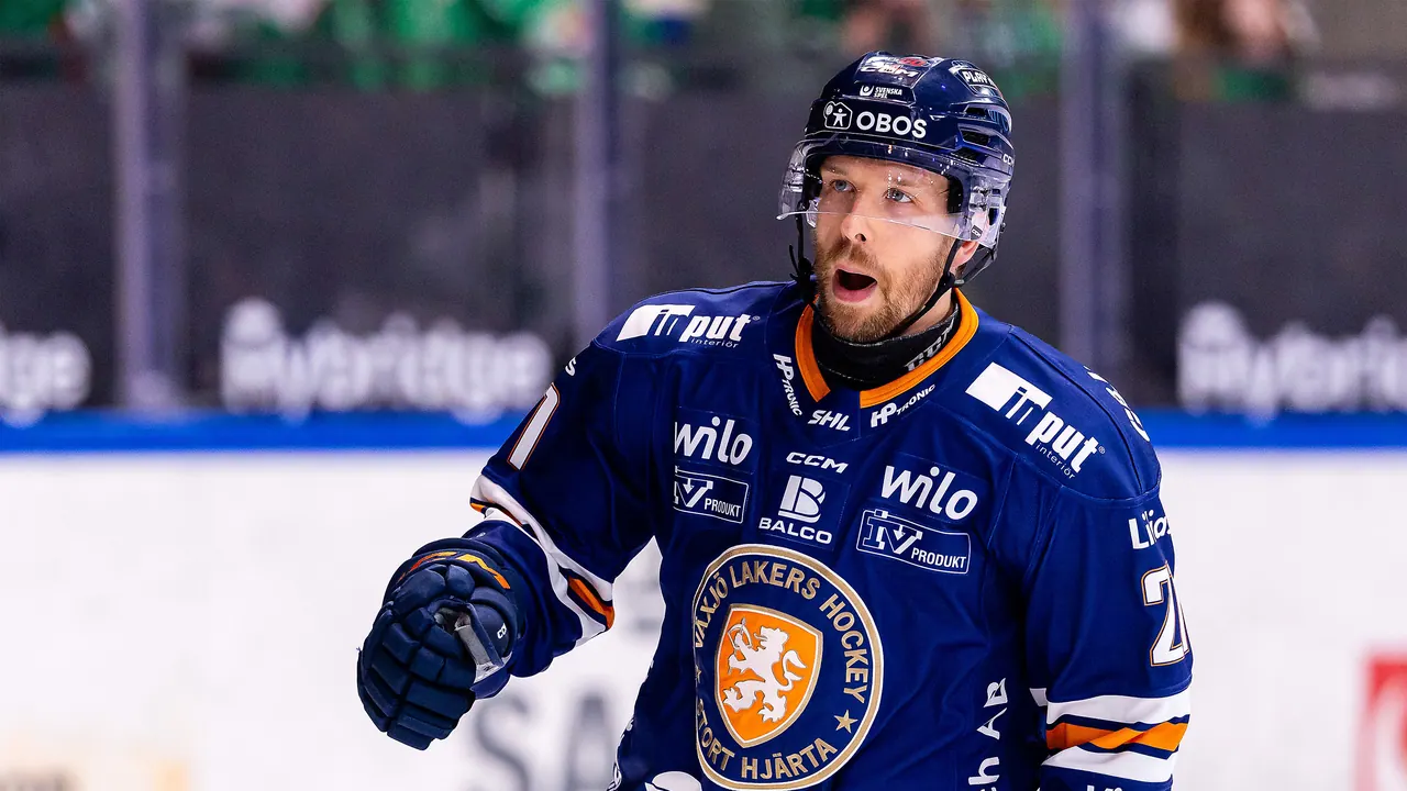 Växjö – Färjestad, bild från TV4 Play+