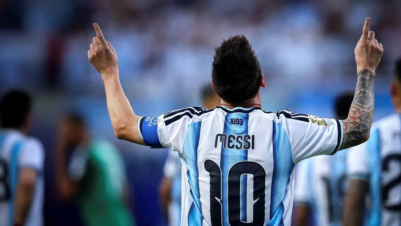Argentina – Benin, bild från Viaplay