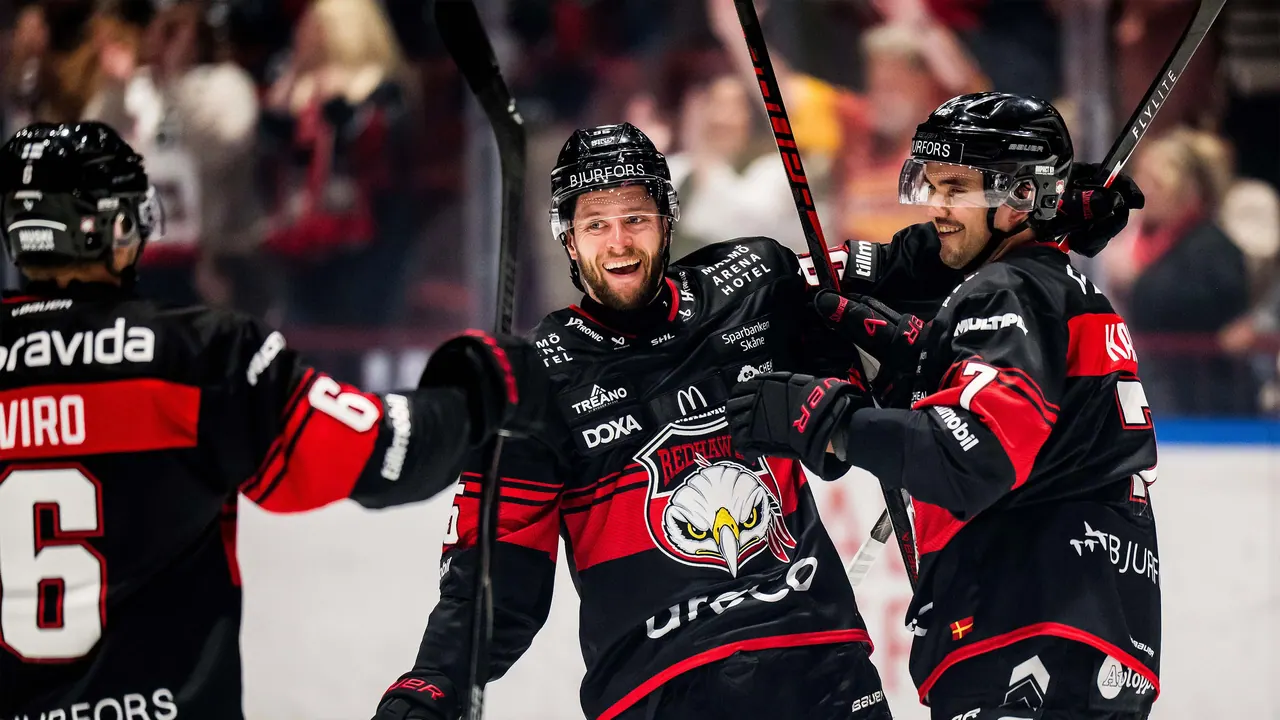 Malmö – HV71, bild från TV4 Play+