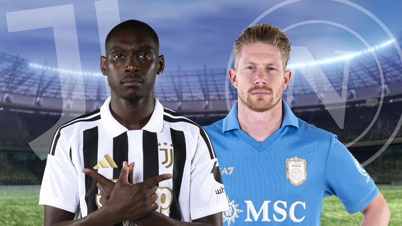 Juventus – Napoli, bild från TV4 Play+