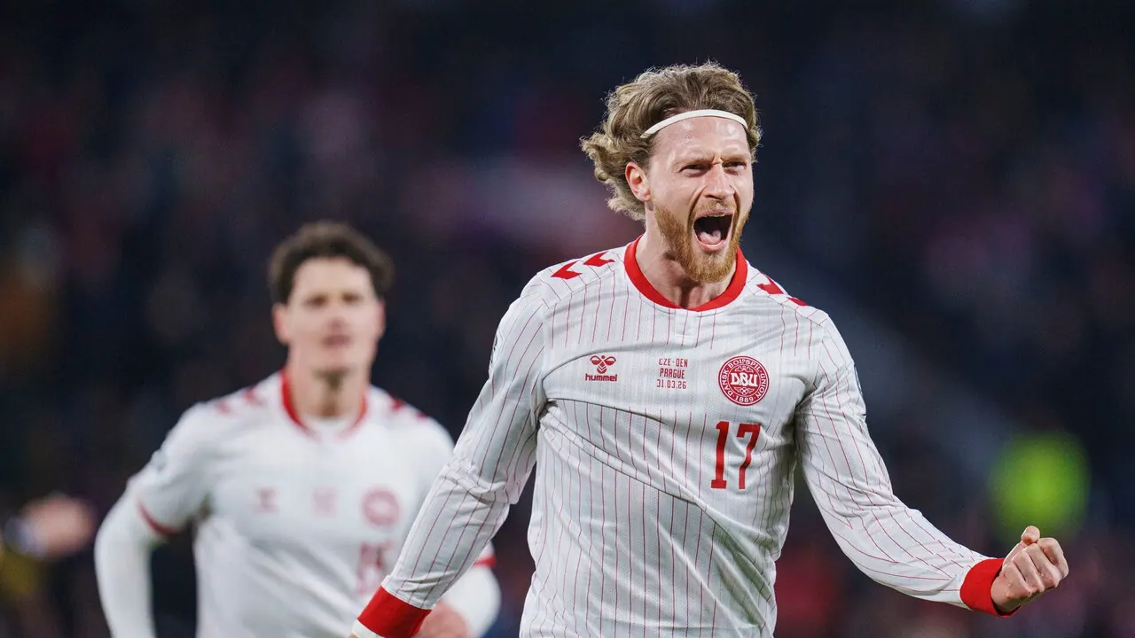 Wales – Danmark, bild från Viaplay