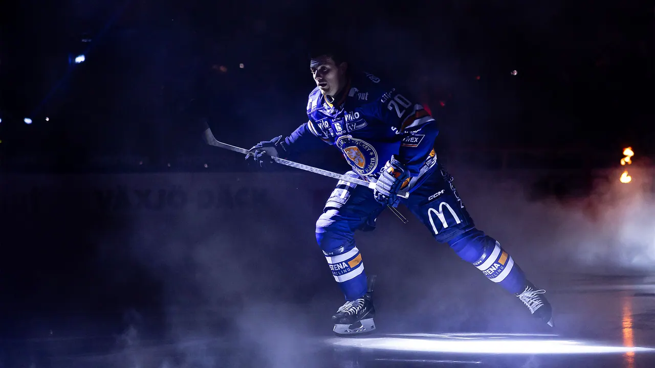 Växjö Lakers – Skellefteå AIK, bild från TV4 Play+