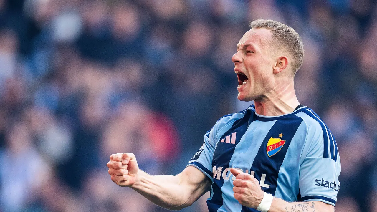 Djurgårdens IF – Örgryte IS, bild från TV4 Play+