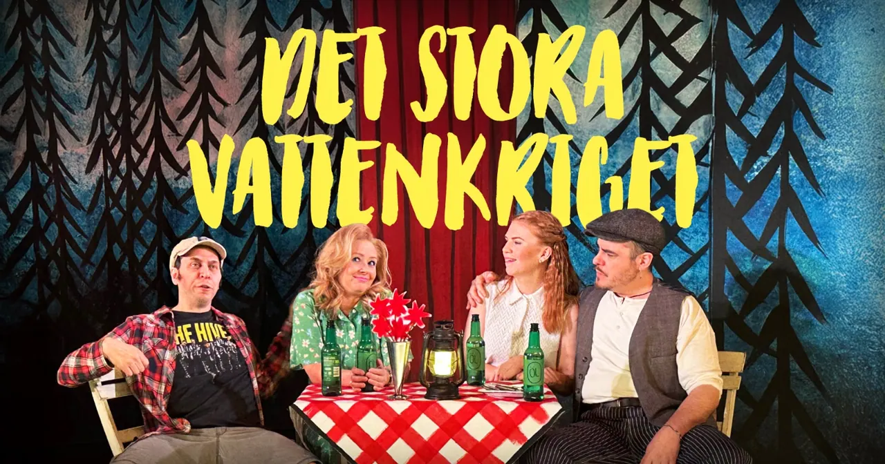 Det stora vattenkriget, bild från SVT Play