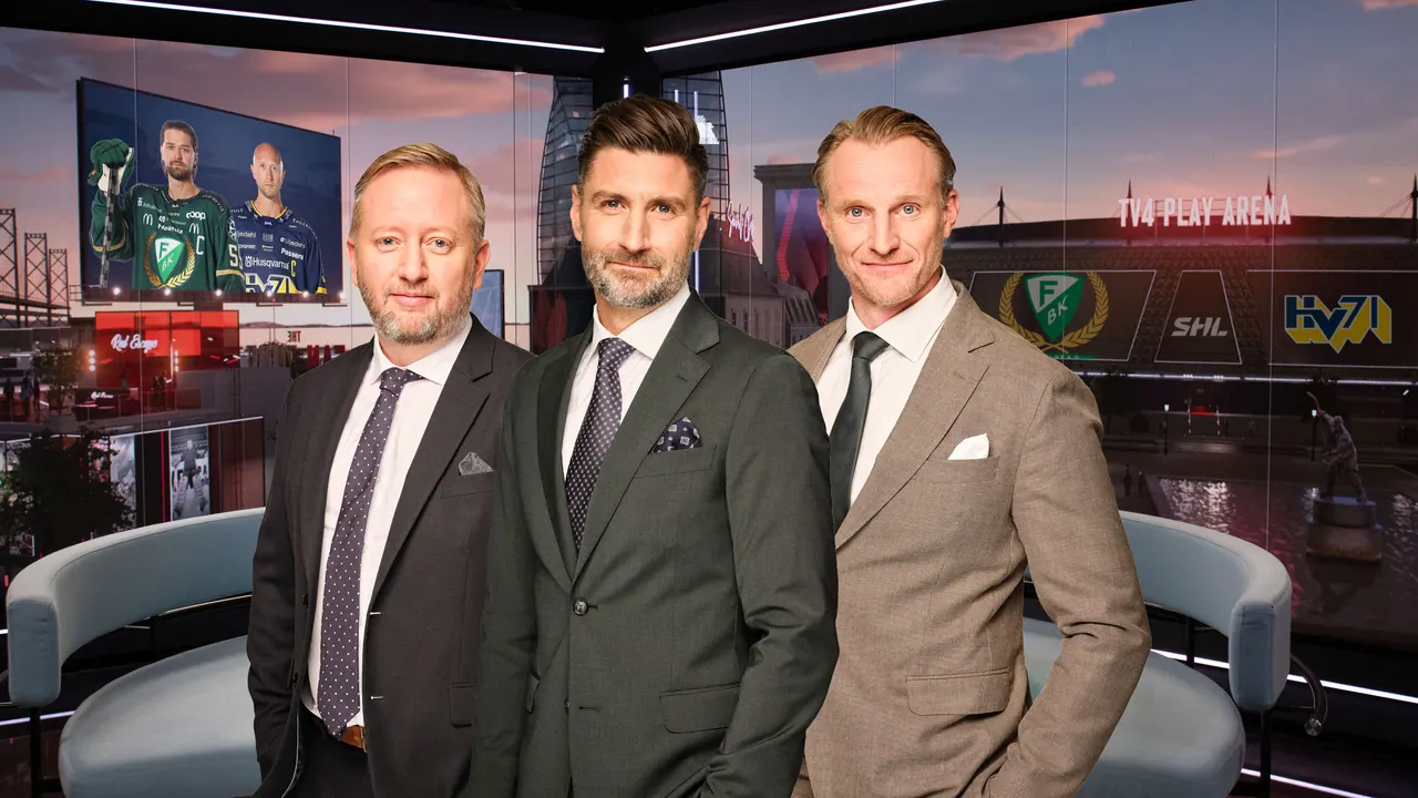Färjestad – HV71, bild från TV4 Play+