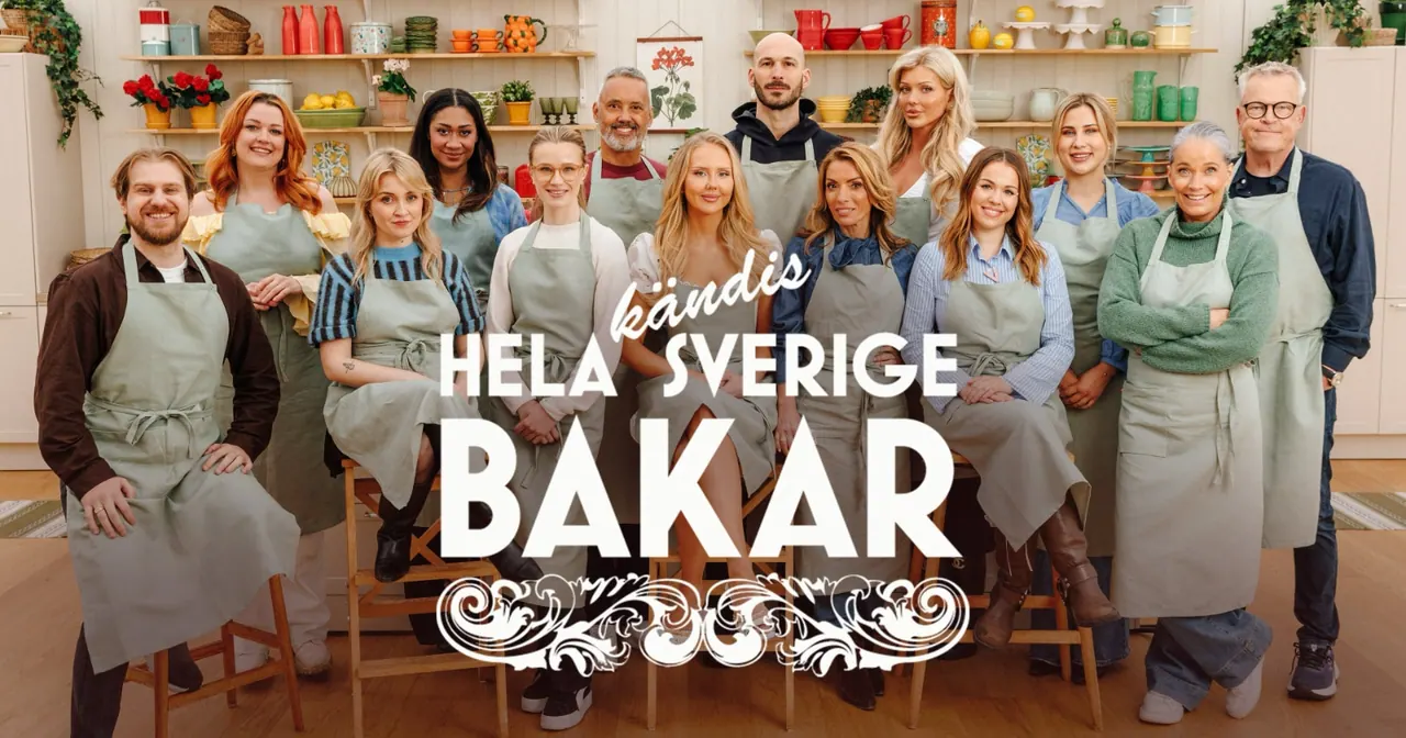 Hela kändis-Sverige bakar, bild från TV4 Play