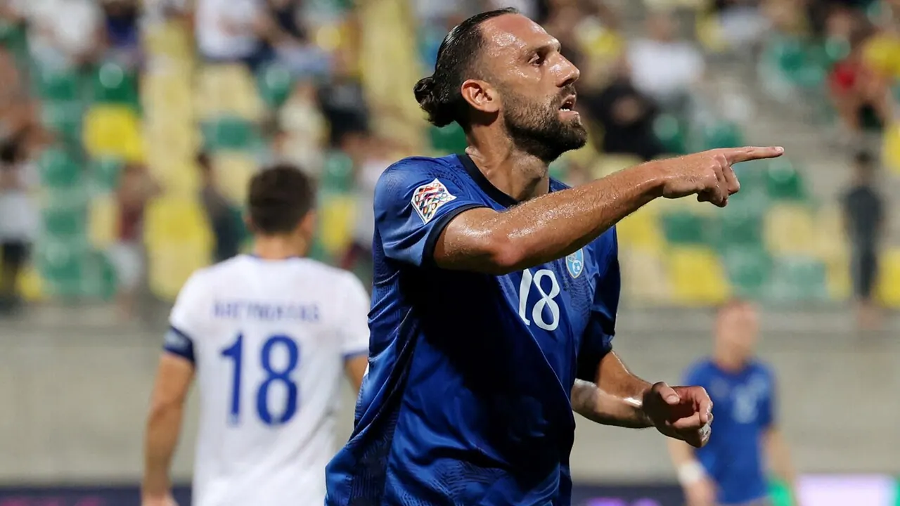 Kosovo – Österrike, bild från Viaplay