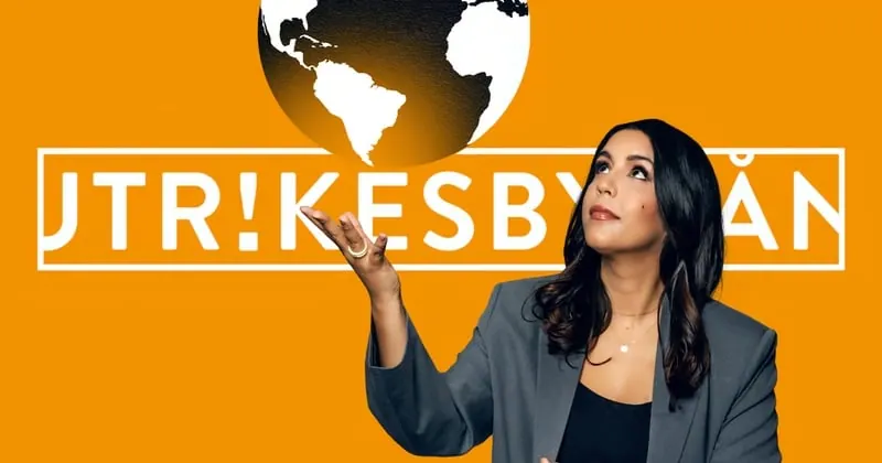 Utrikesbyrån, bild från SVT Play