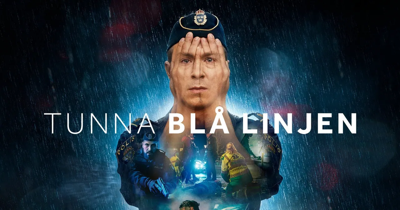 Tunna blå linjen, bild från SVT Play
