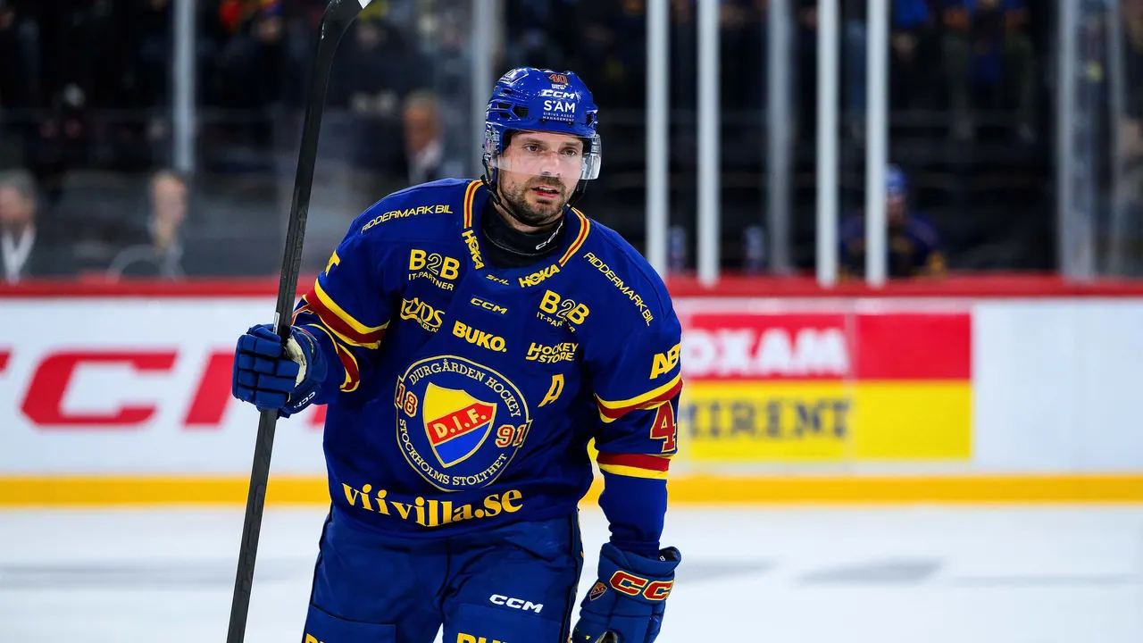 Djurgården – Färjestad, bild från TV4 Play+