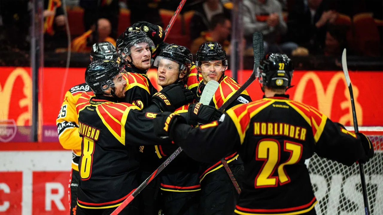 Brynäs – Djurgården, bild från TV4 Play+