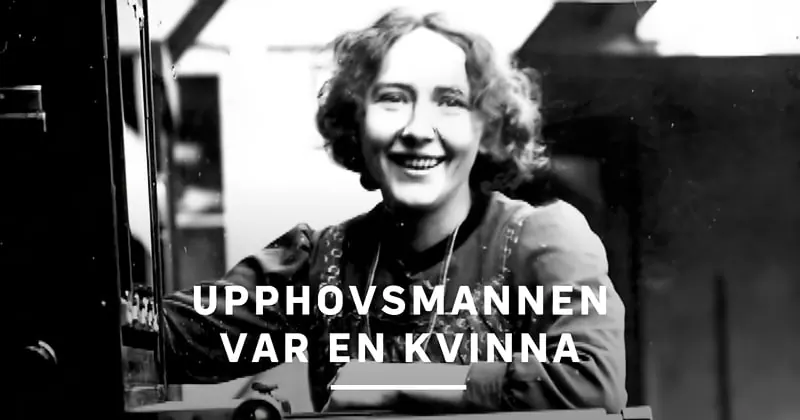 Upphovsmannen var en kvinna, bild från SVT Play