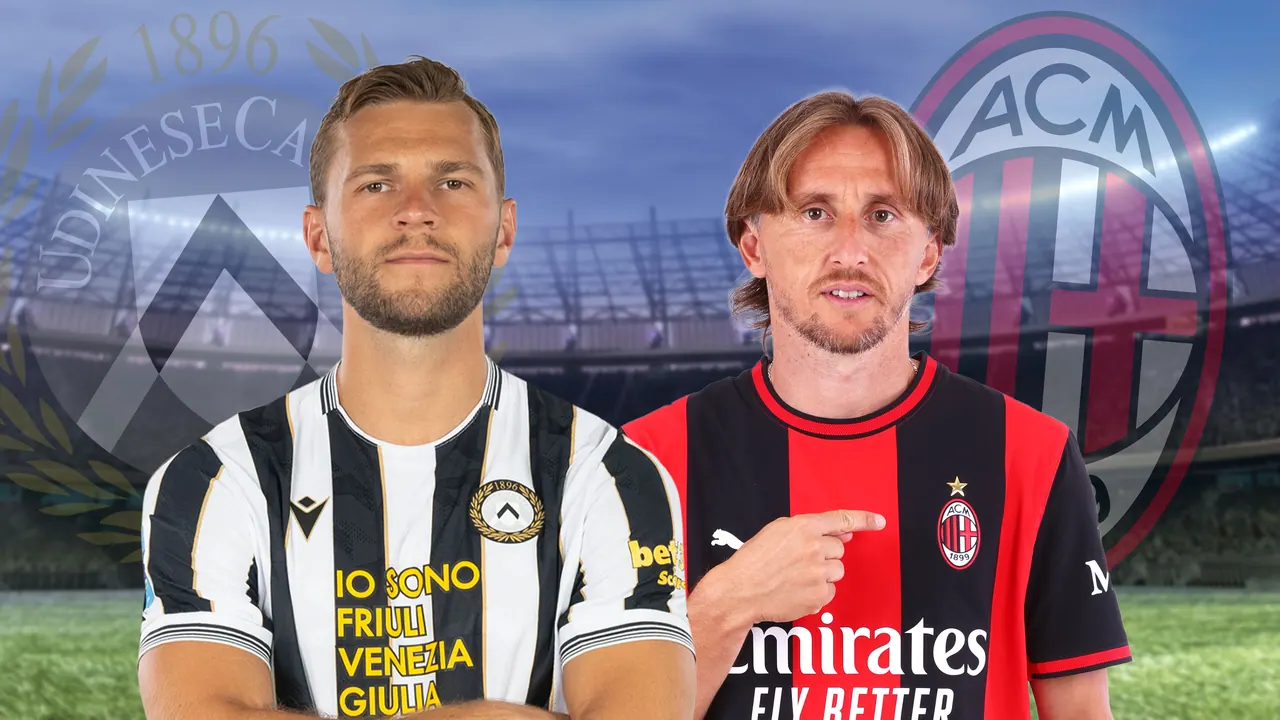 Udinese – Milan, bild från TV4 Play+
