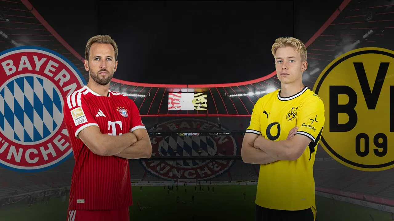 Bayern München – Dortmund, bild från Viaplay