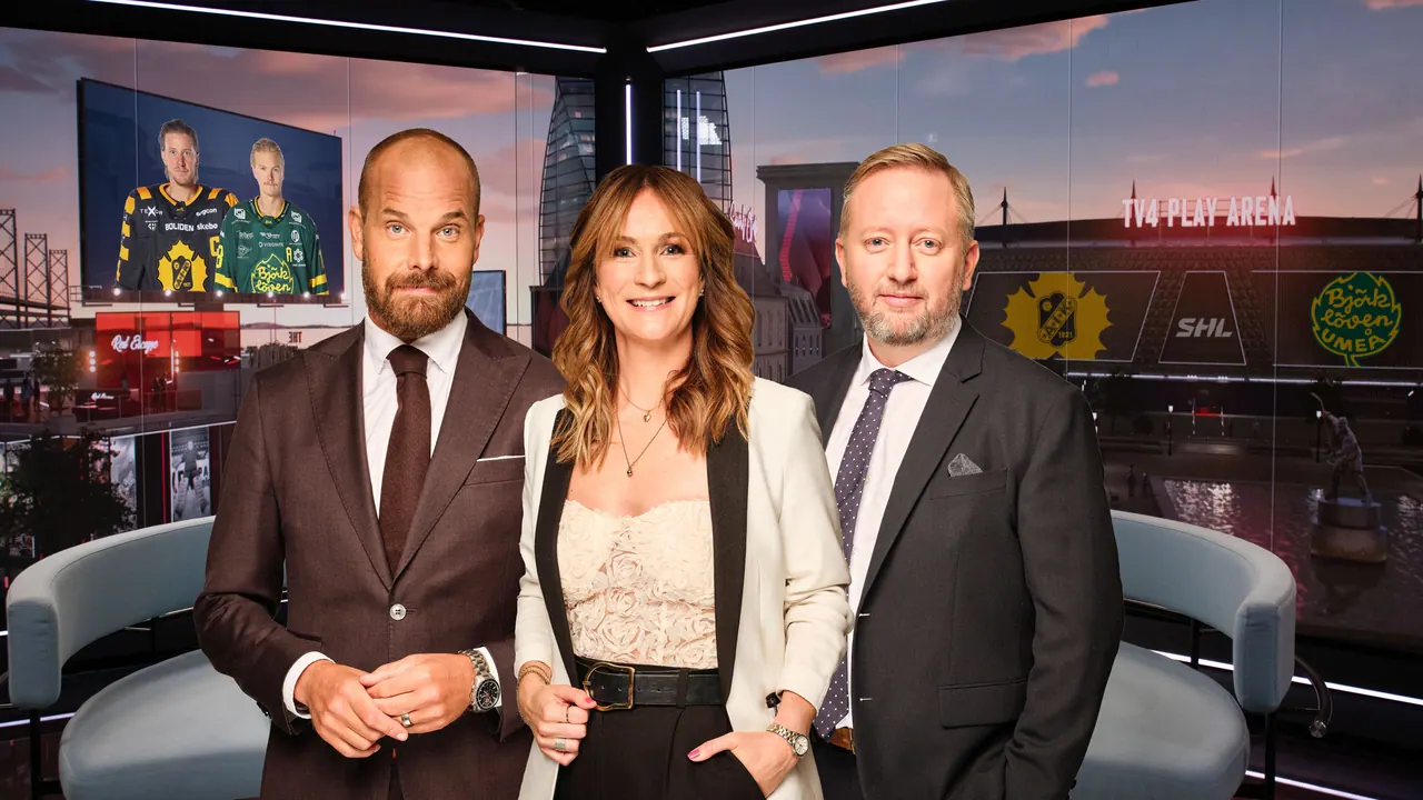 Skellefteå – Björklöven, bild från TV4 Play+