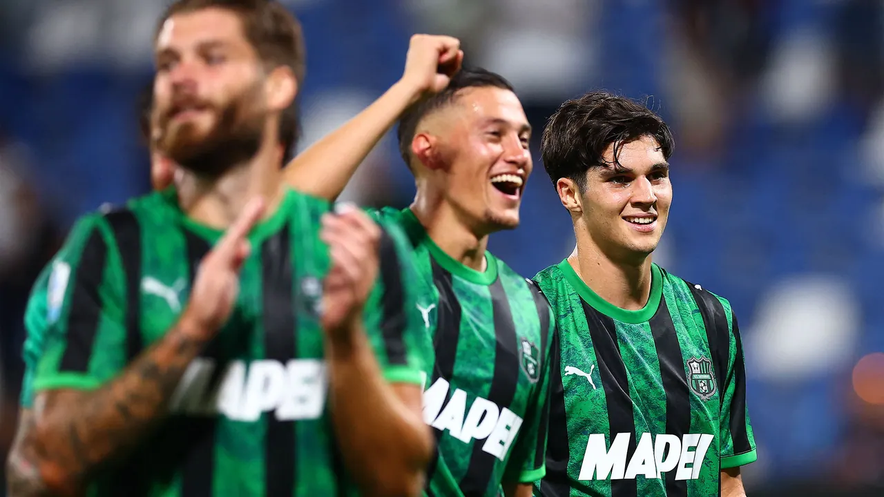 Sassuolo – Lazio, bild från TV4 Play+