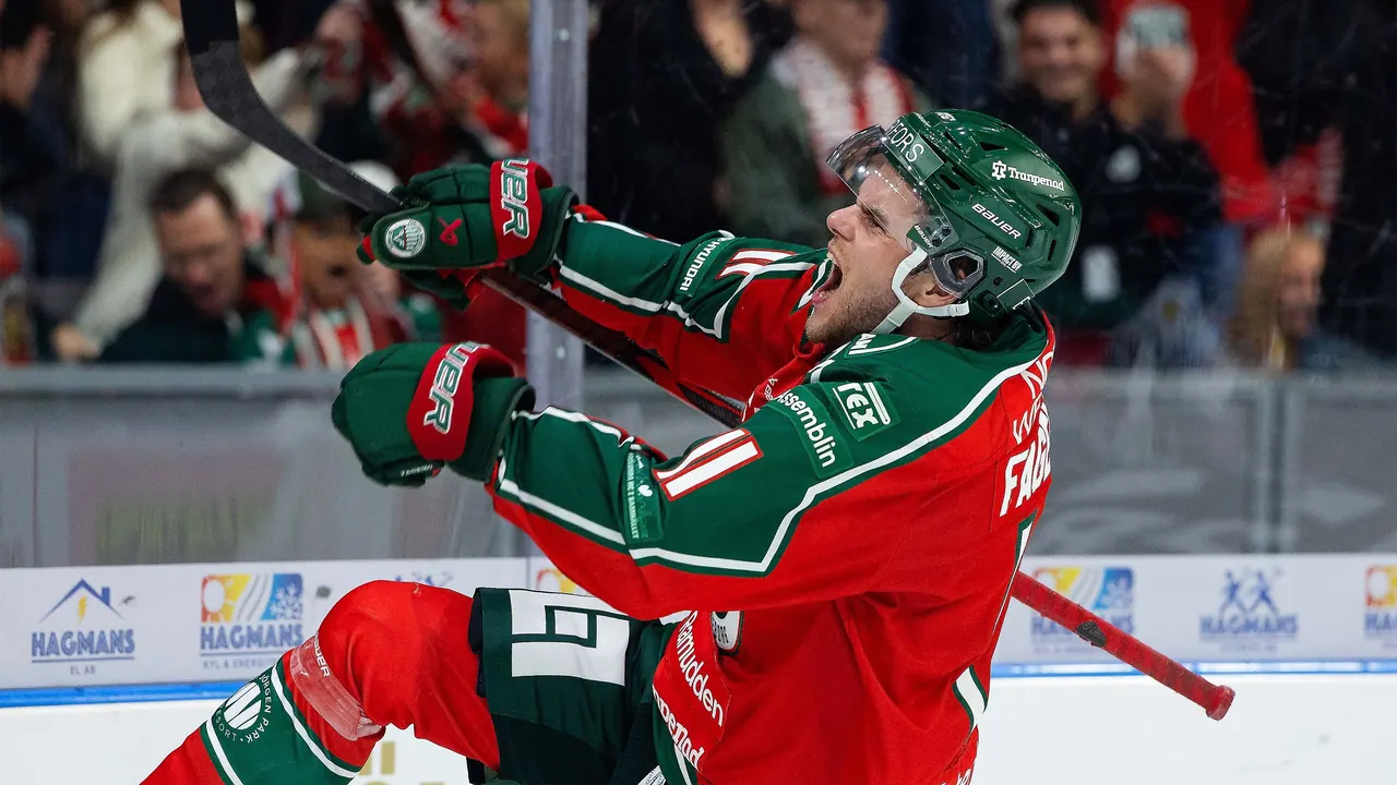 Frölunda – Brynäs, bild från TV4 Play+