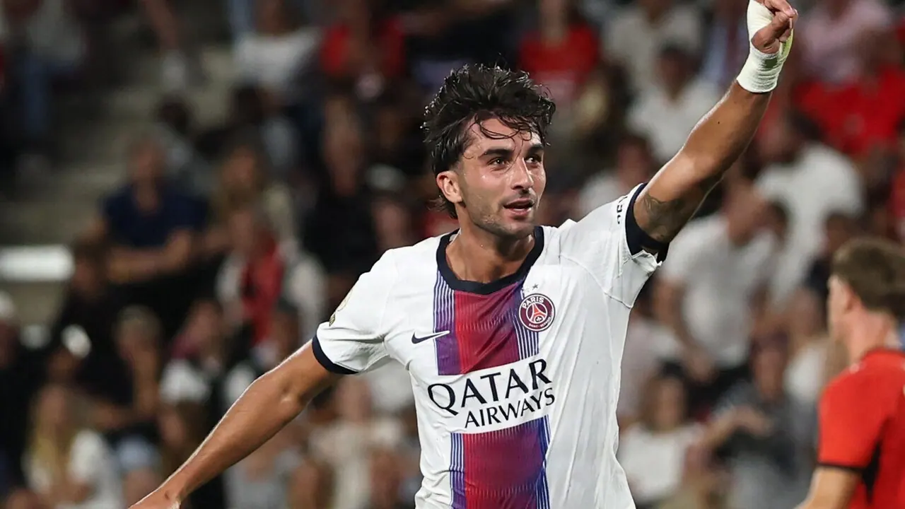 Strasbourg – PSG, bild från Viaplay