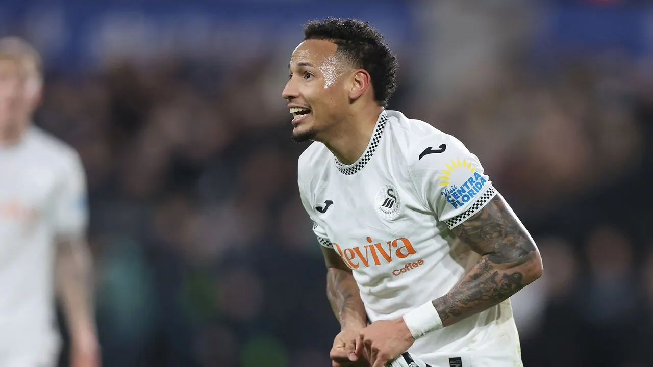 Swansea – Blackburn, bild från Viaplay