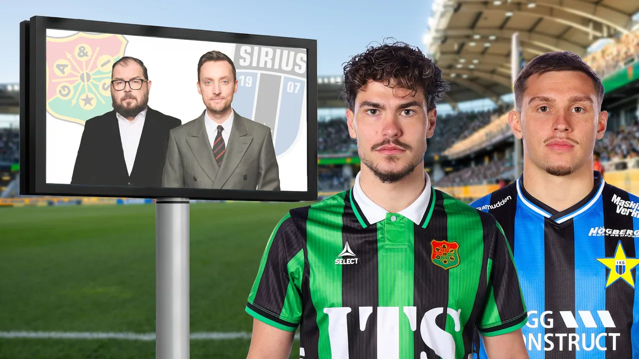 GAIS – IK Sirius, bild från TV4 Play+