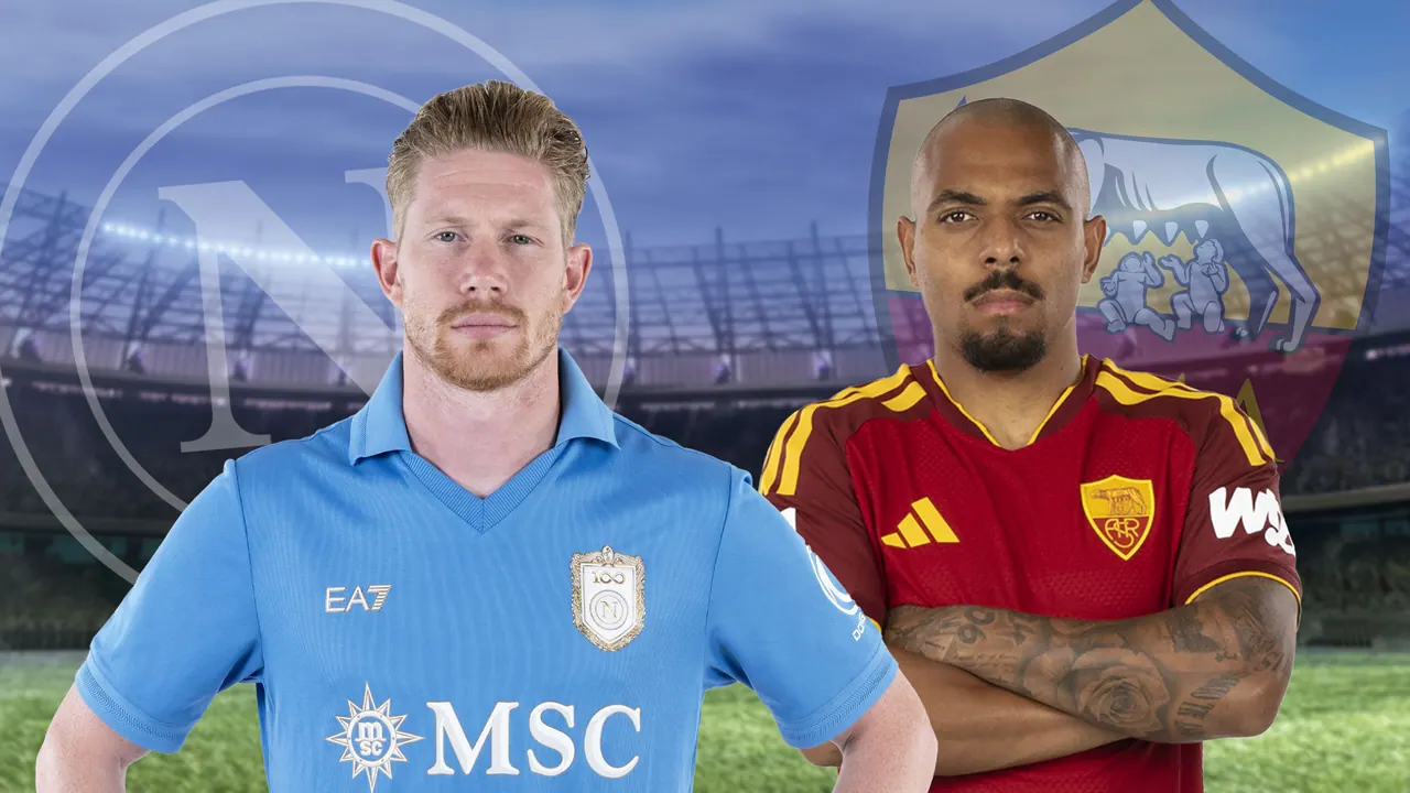 Napoli – Roma, bild från TV4 Play+