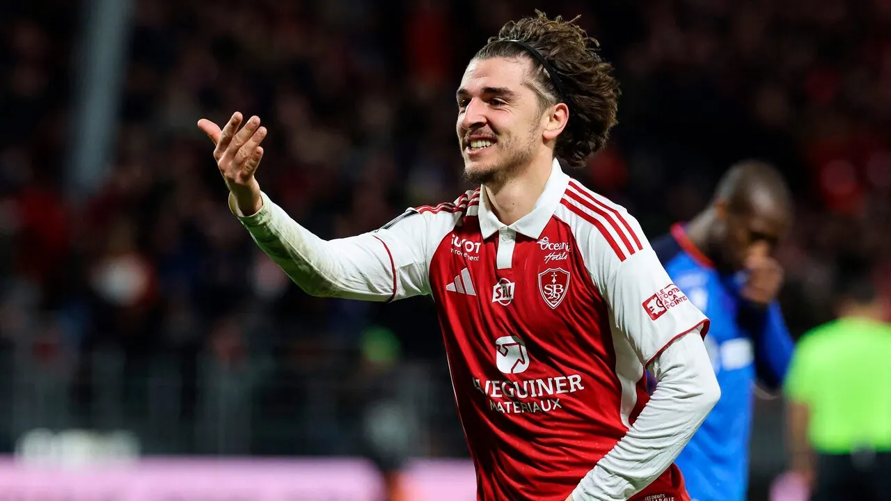 Brest – Angers, bild från Viaplay