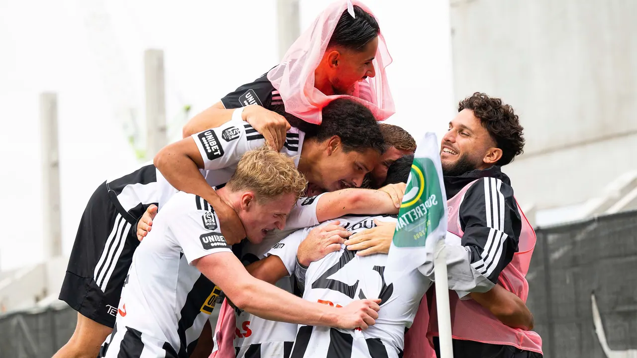 Landskrona BoIS – Sandvikens IF, bild från TV4 Play+