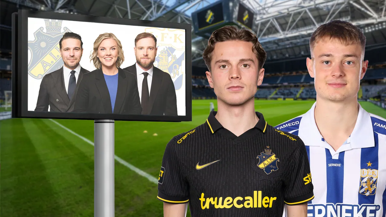 AIK – Göteborg, bild från TV4 Play+