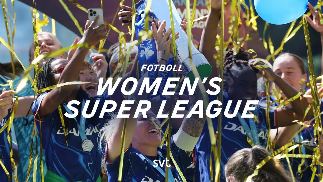 Fotboll: Women's Super League, bild från SVT Play