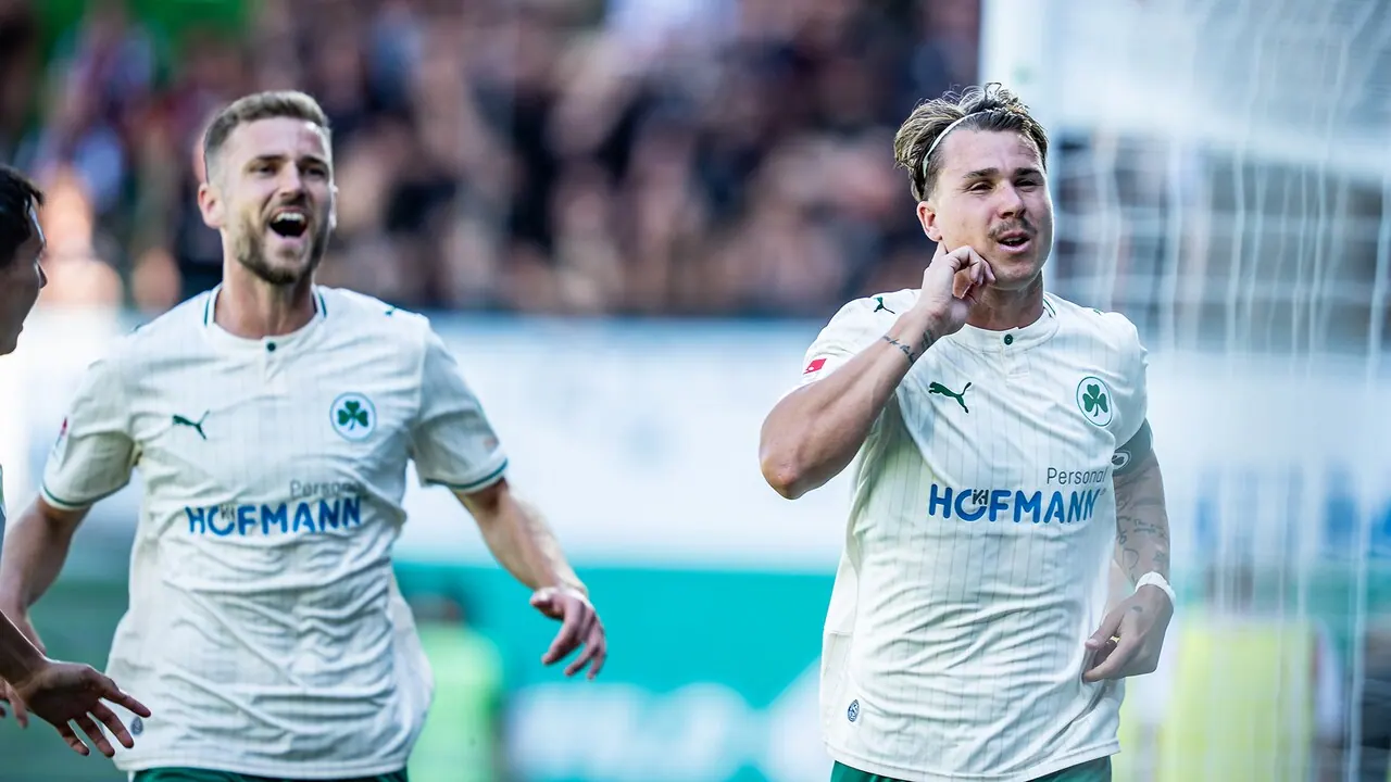 Greuther Fürth – Braunschweig, bild från Viaplay