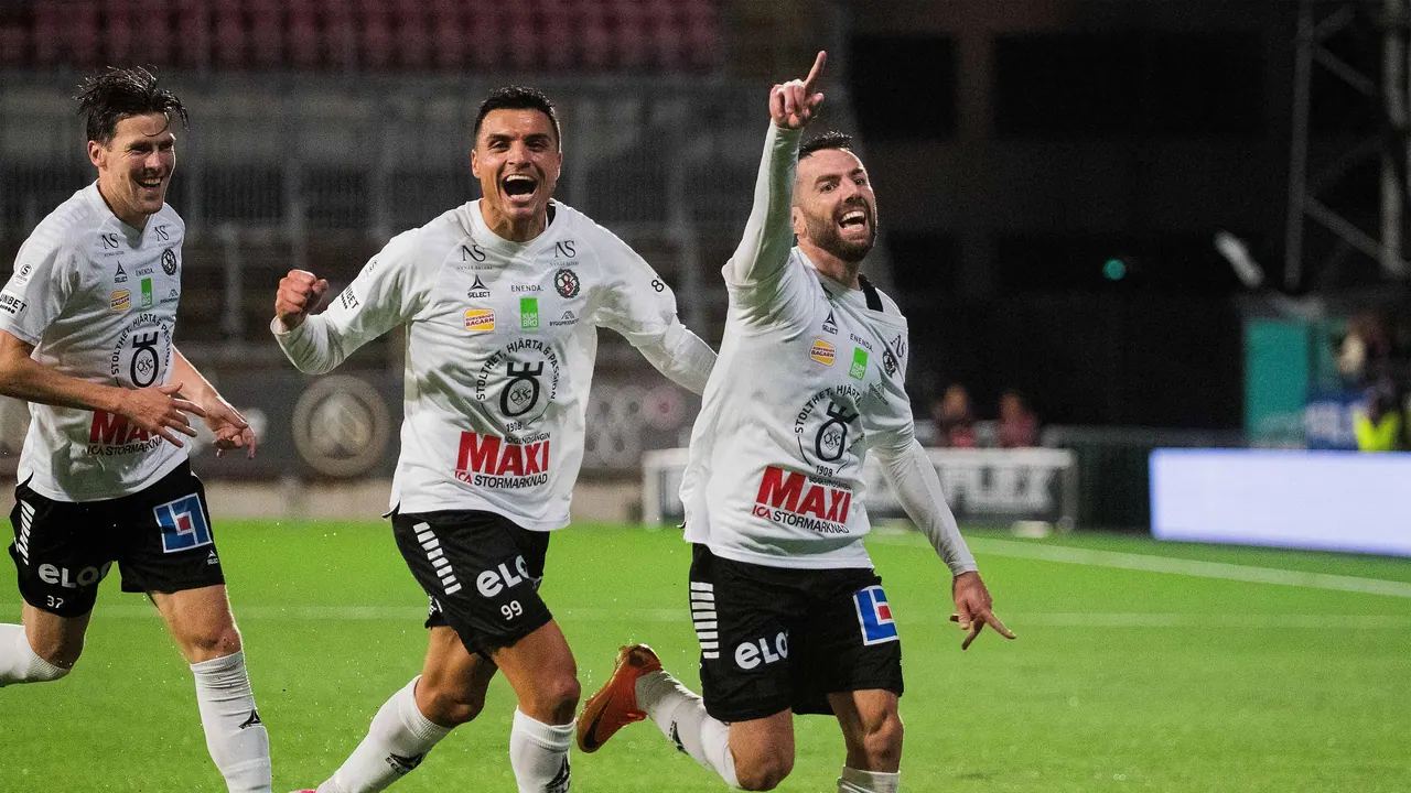 Örebro SK – Falkenbergs FF, bild från TV4 Play+